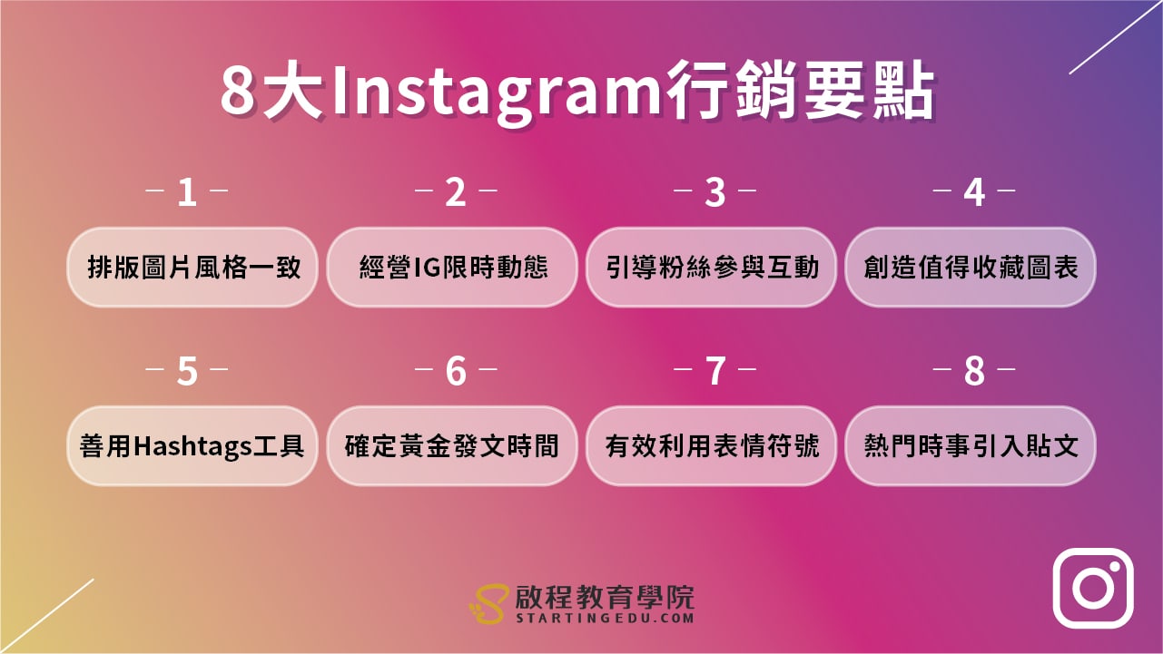 instagram-marketing 8大IG行銷要點