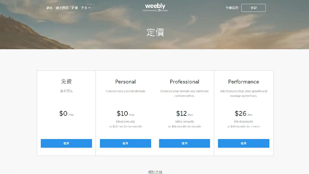 blog-platform Weebly.com平台