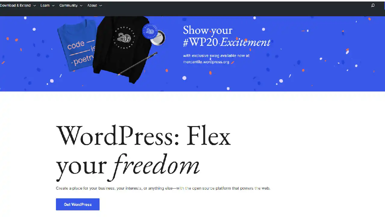 blog-platform WordPress.org開啟