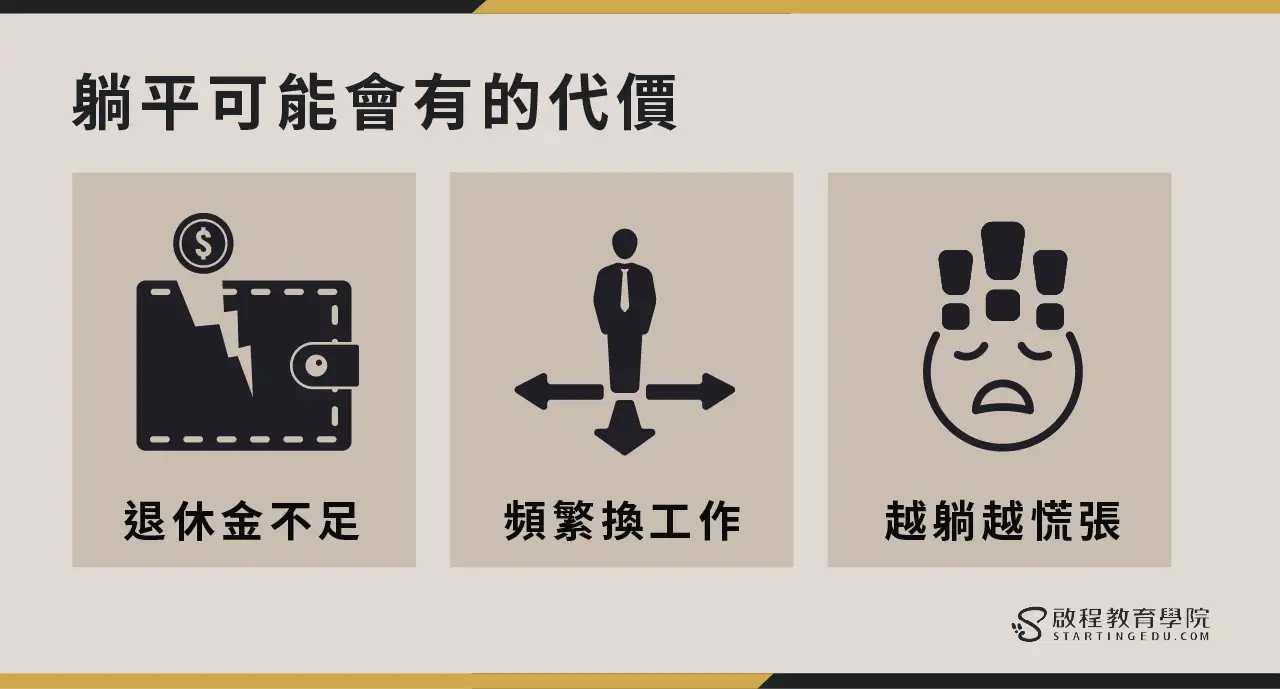 給想躺平、窮忙的你!躺平其實是種優勢?躺平族的3個生活建議與4個理財策略。 lying-flat 躺平可能未會有的代價